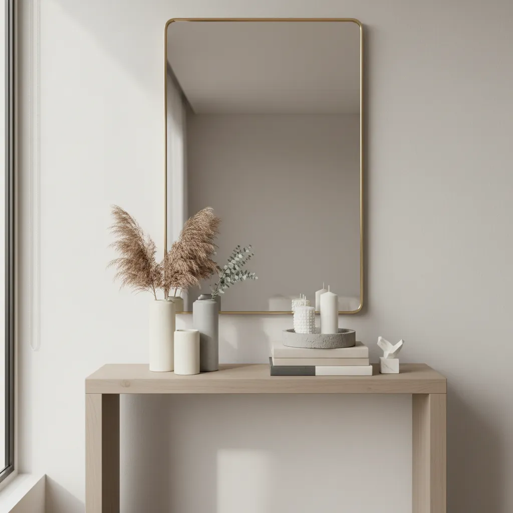 Home decor bundle set displayed together on a styled console table