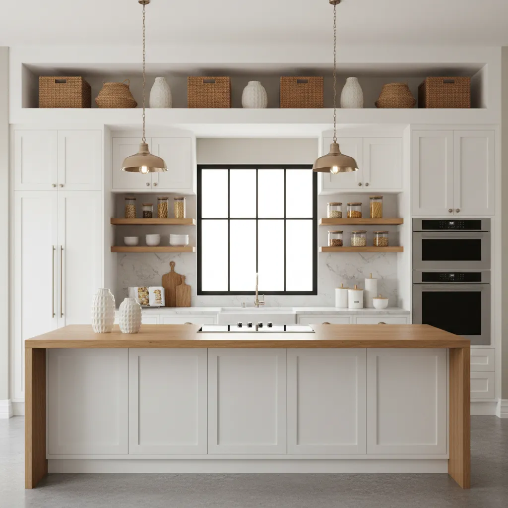 Decor vs Storage Above Kitchen Cabinets Which Works Better