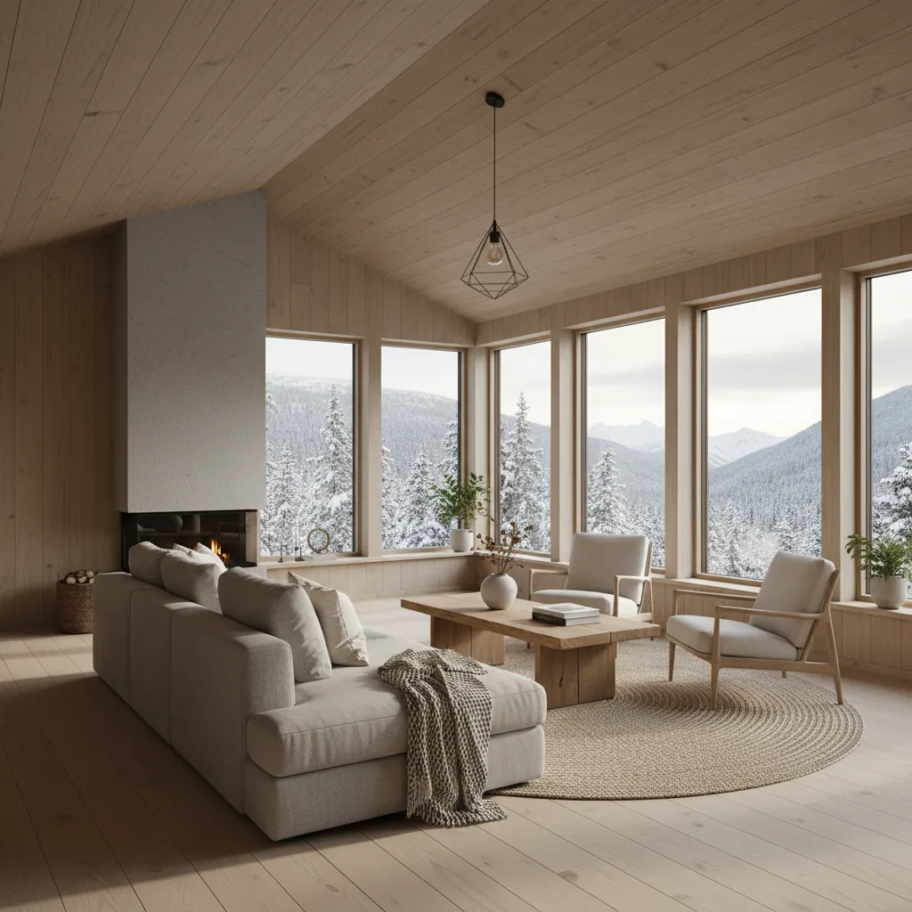 Decoración de casas de madera interiores: guía práctica