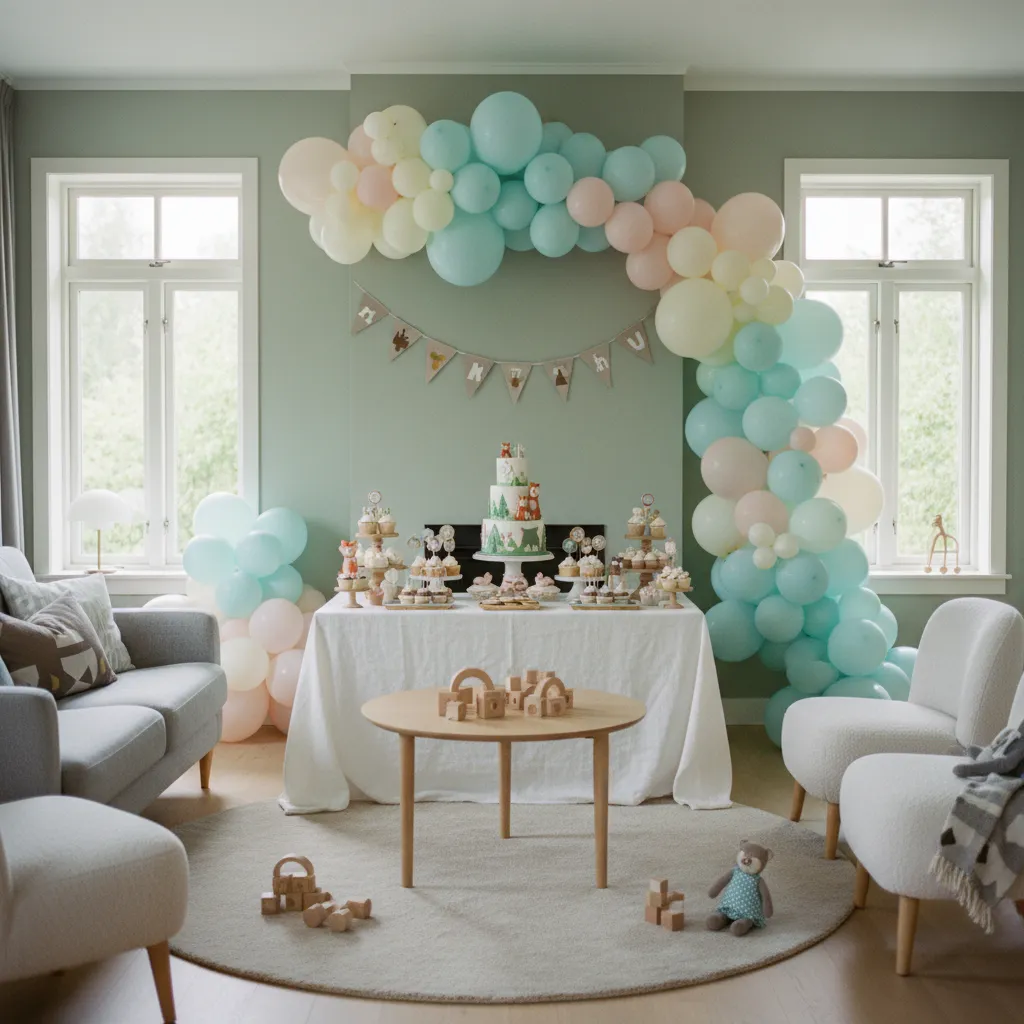Decoración de fiestas infantiles en casa y diseño