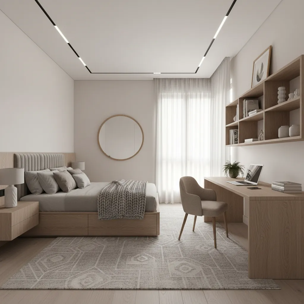 Decoración de interiores de habitaciones juveniles