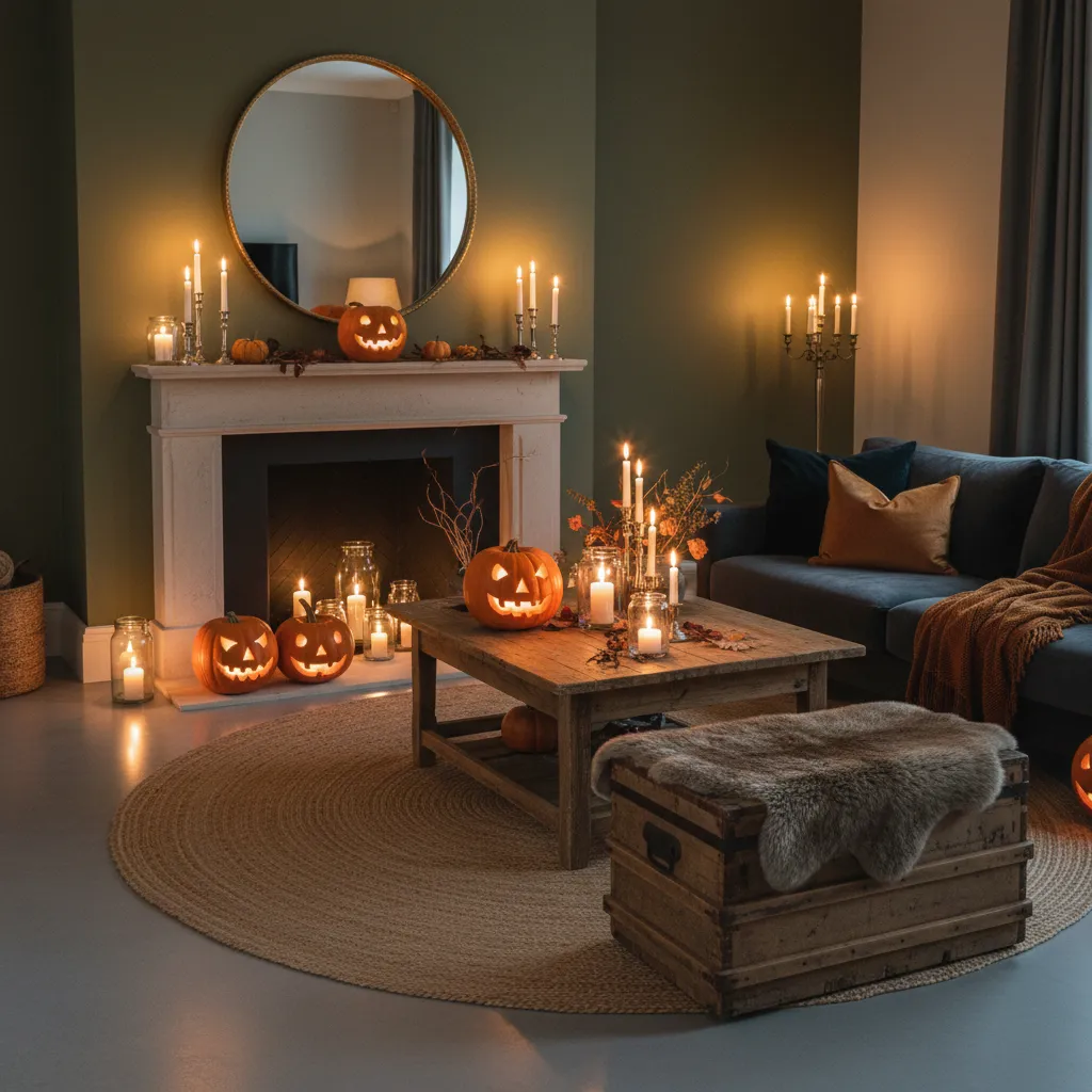 Decoración de Halloween interior: ideas que sí funcionan