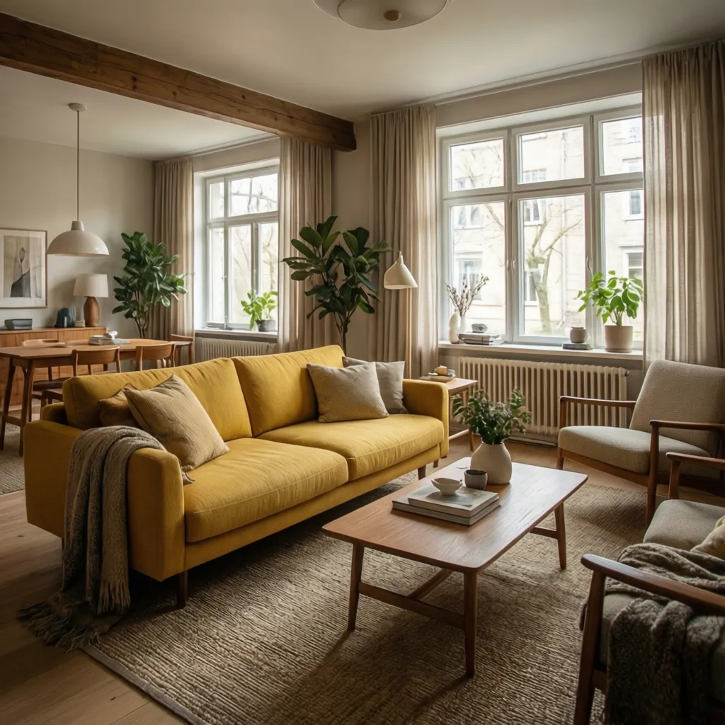 Decoración de interiores color mostaza: guía práctica