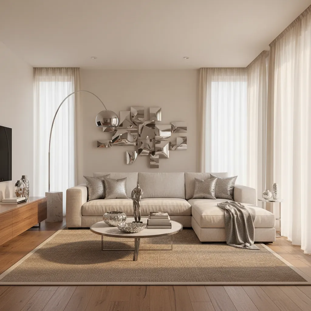 Decoración de interiores en color plata: guía práctica