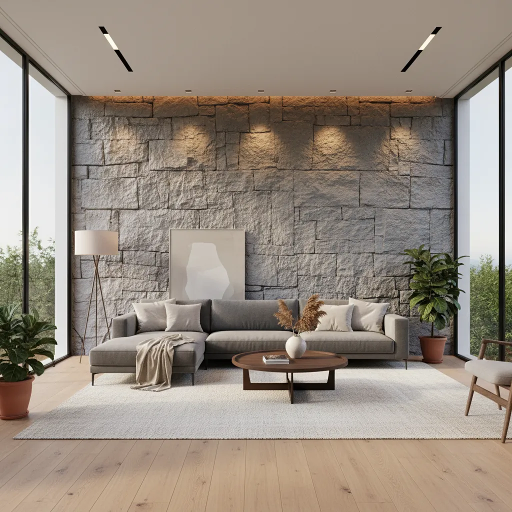 Decoración de interiores con piedra natural: guía real