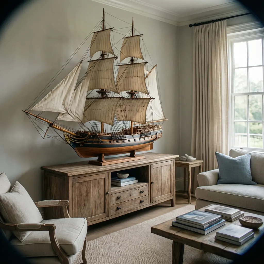 Decoración de interiores con velero maqueta: guía práctica