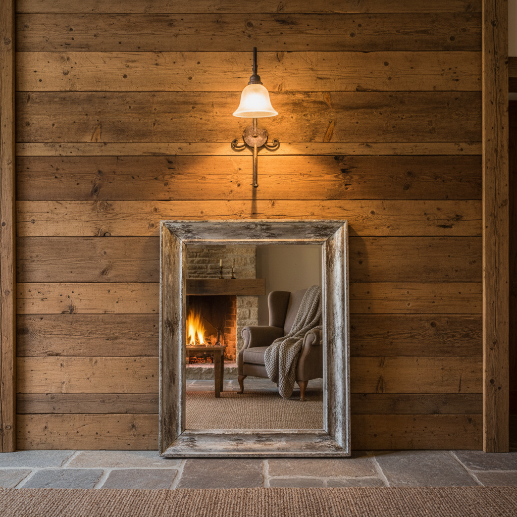 Cómo decorar paredes de madera estilo antiguo