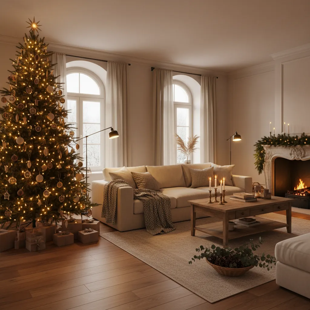 Ideas para decorar el interior de la casa en Navidad