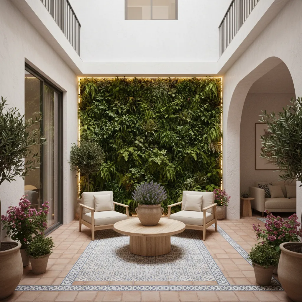 Decoración de patios interiores pequeños: ideas que sí funcionan