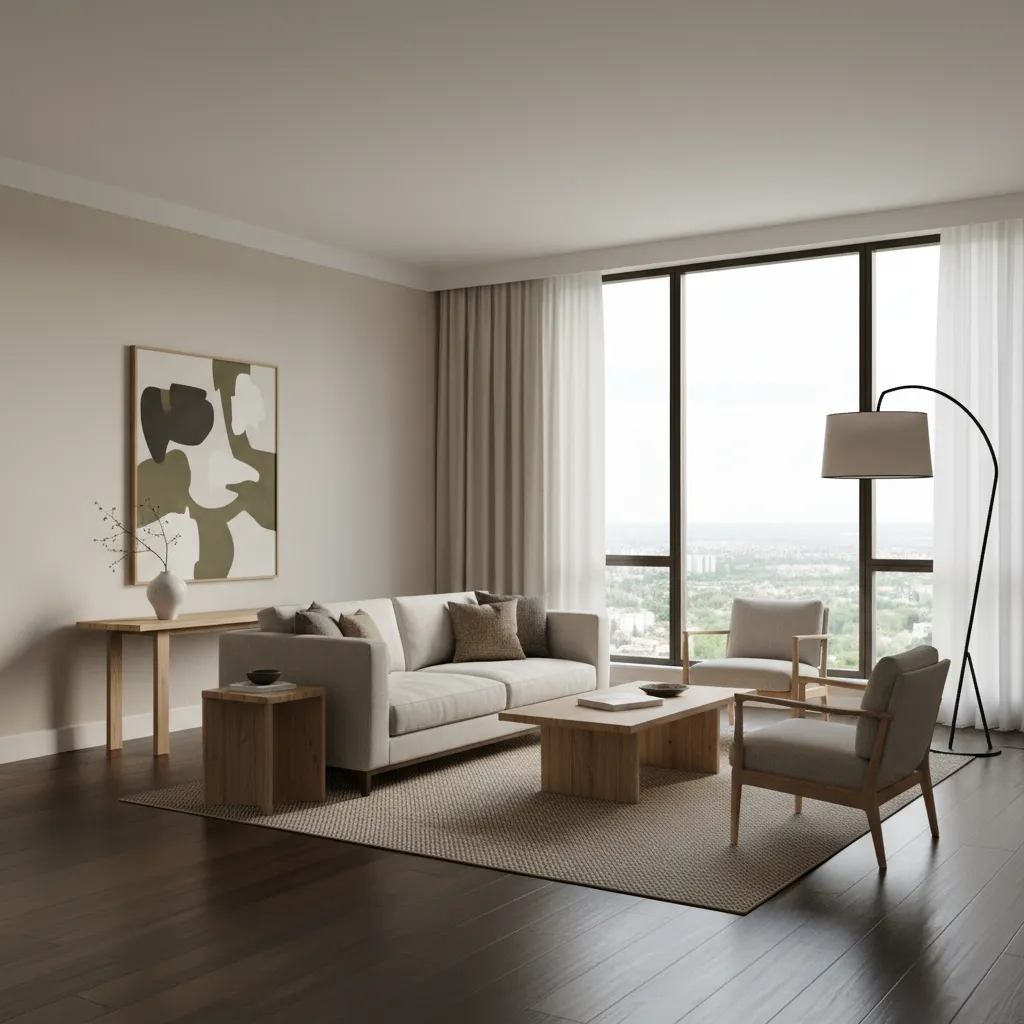 Decoración de interiores con piso oscuro: guía práctica