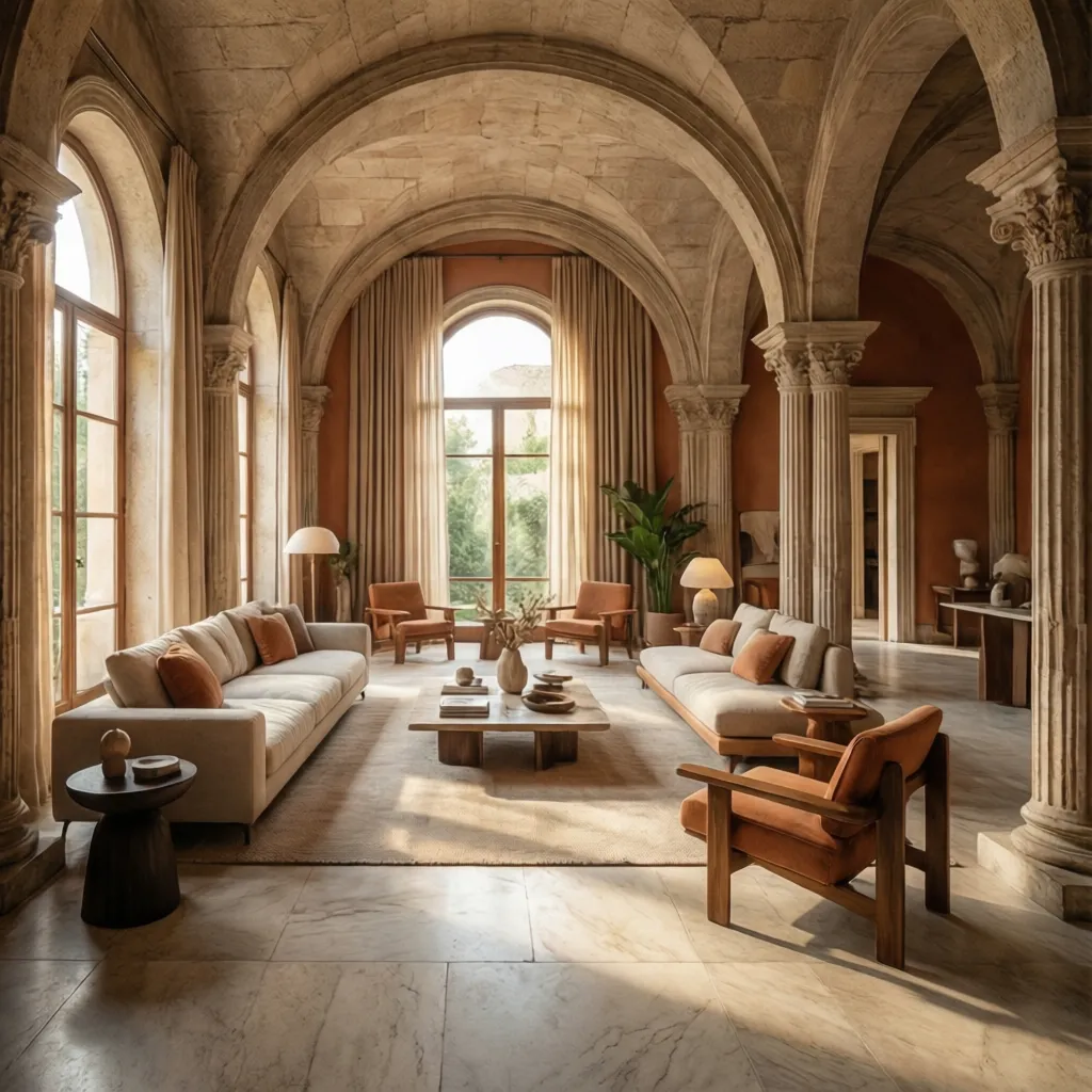 Decoración romana de interiores: claves y ejemplos