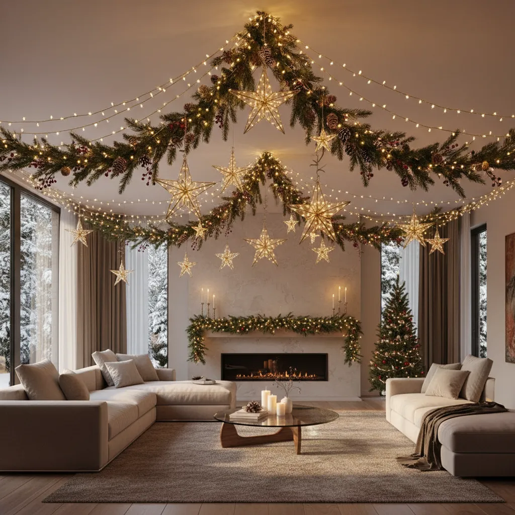 Decoración para techos interiores de Navidad