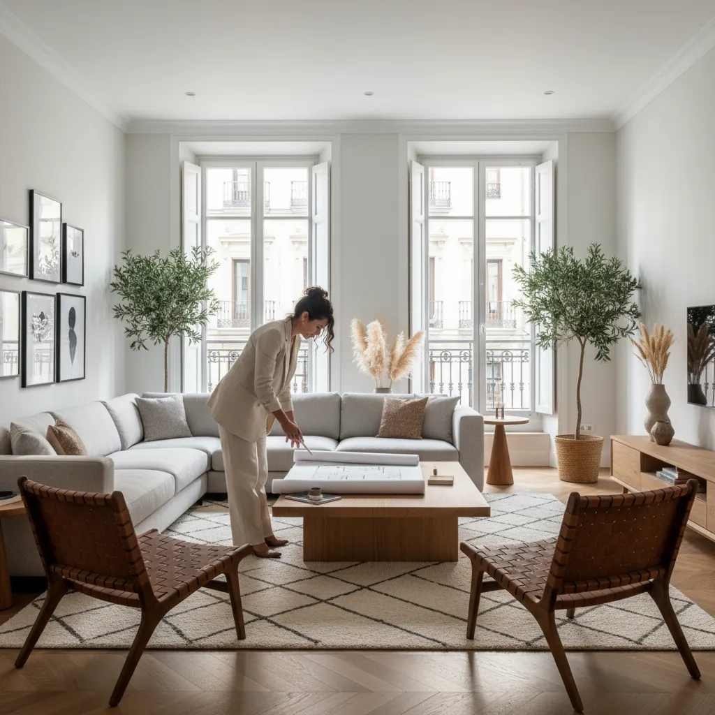 Decoradores de interiores Madrid: precio real en 2026