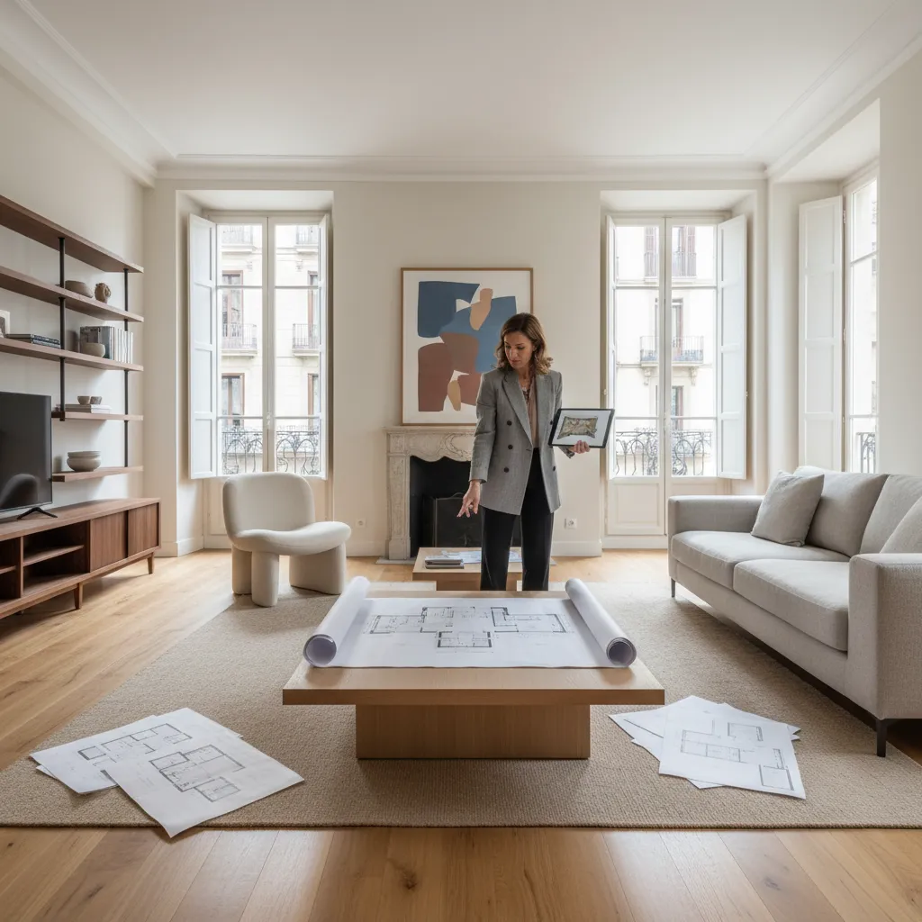 Decoradora de interiores en Barcelona: qué hace realmente