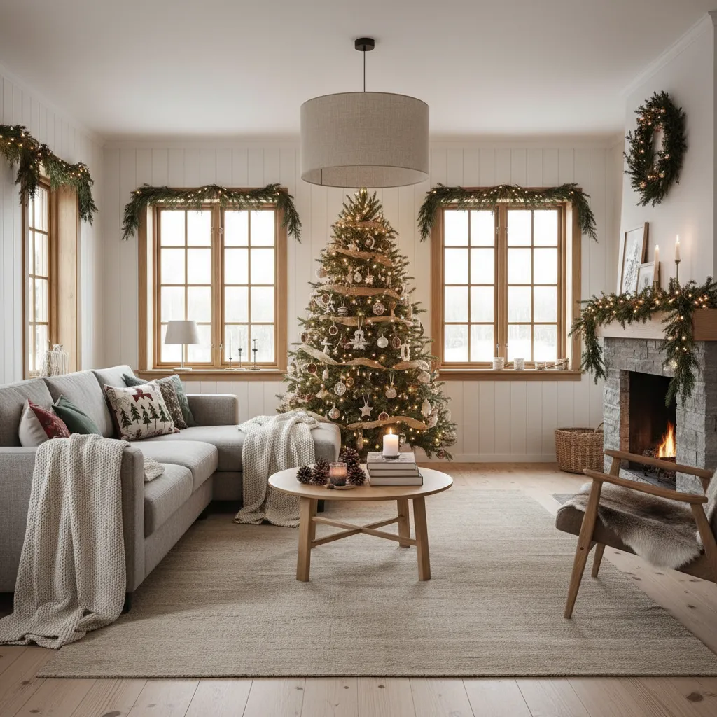 Cómo decorar el interior de una casa en Navidad con estilo