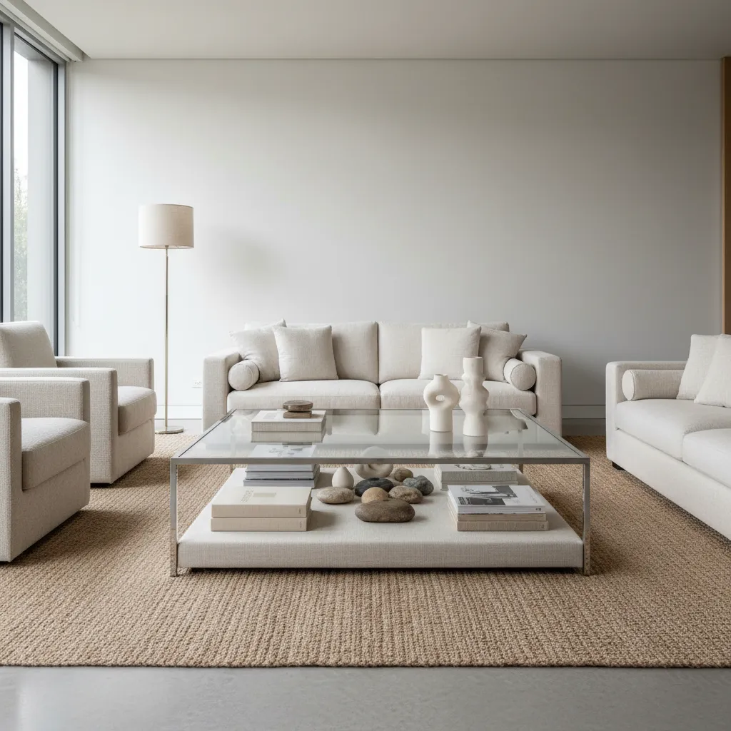 Cómo decorar interior de mesa cristal con estilo