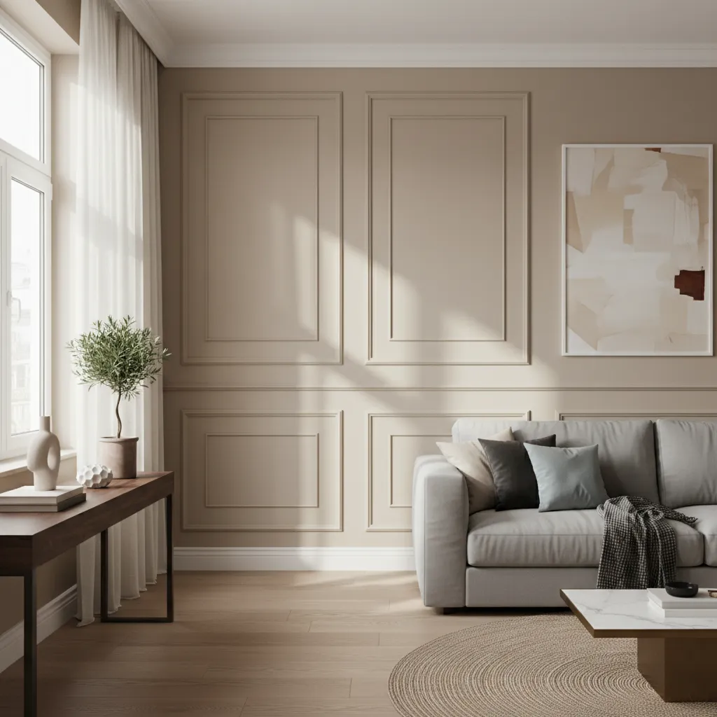 Decorar paredes interiores con zócalos de plástico