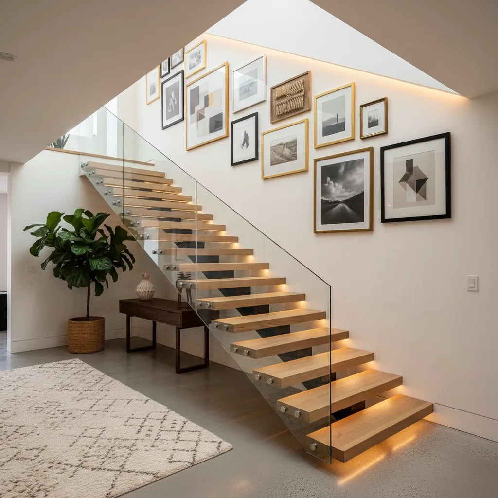 Cómo decorar la subida de escalera interior