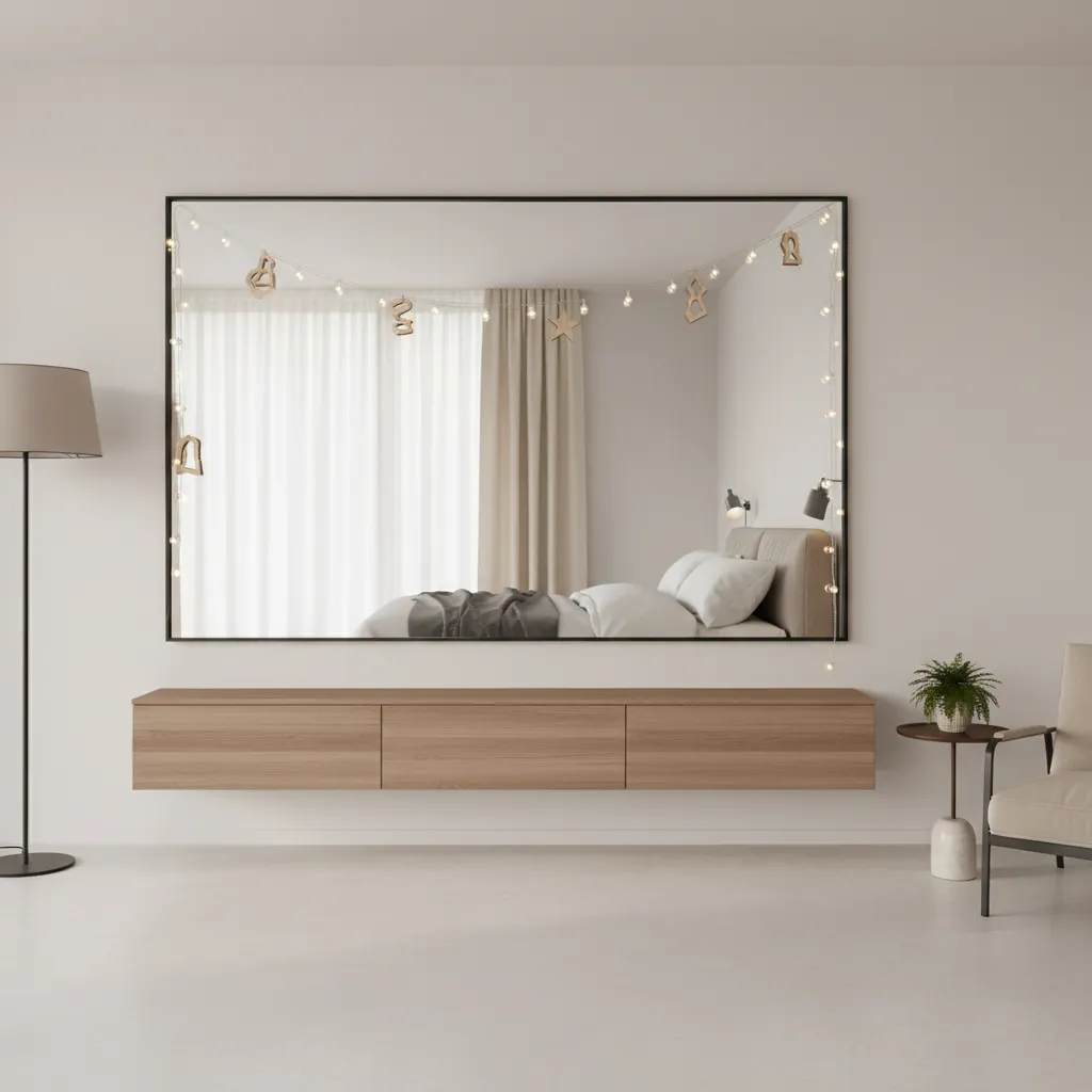 How to Safely Attach Decorations to a Mirror Without Causing Damage