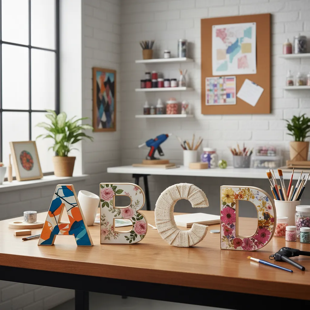 Best Materials for Decorating Wooden Letters for Long Lasting Craft Results