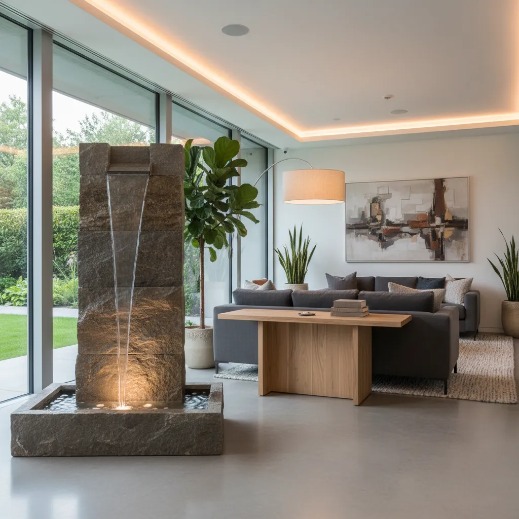 Fontes de água decorativas para interior: guía práctica
