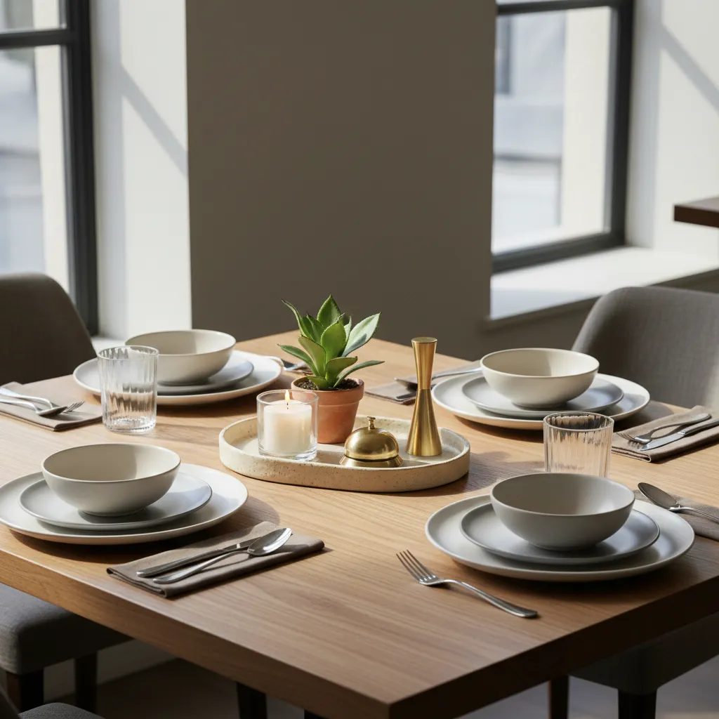 6 Hospitality Tray Styling Ideas for Dining Tables: How restaurants and hotels use decorative trays to elevate table styling and what homeowners can learn from professional hospitality design