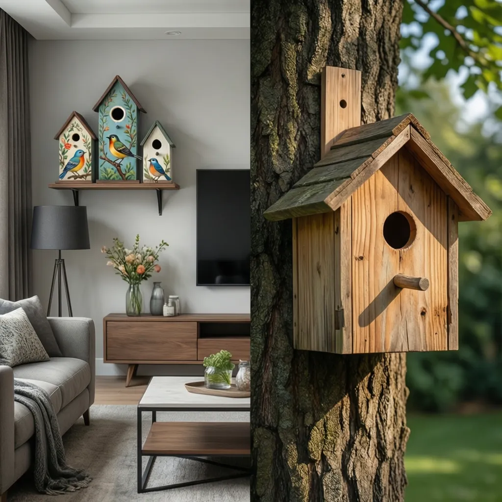 Decorative Bird Houses vs Functional Bird Houses: Key Differences for Indoor Decor