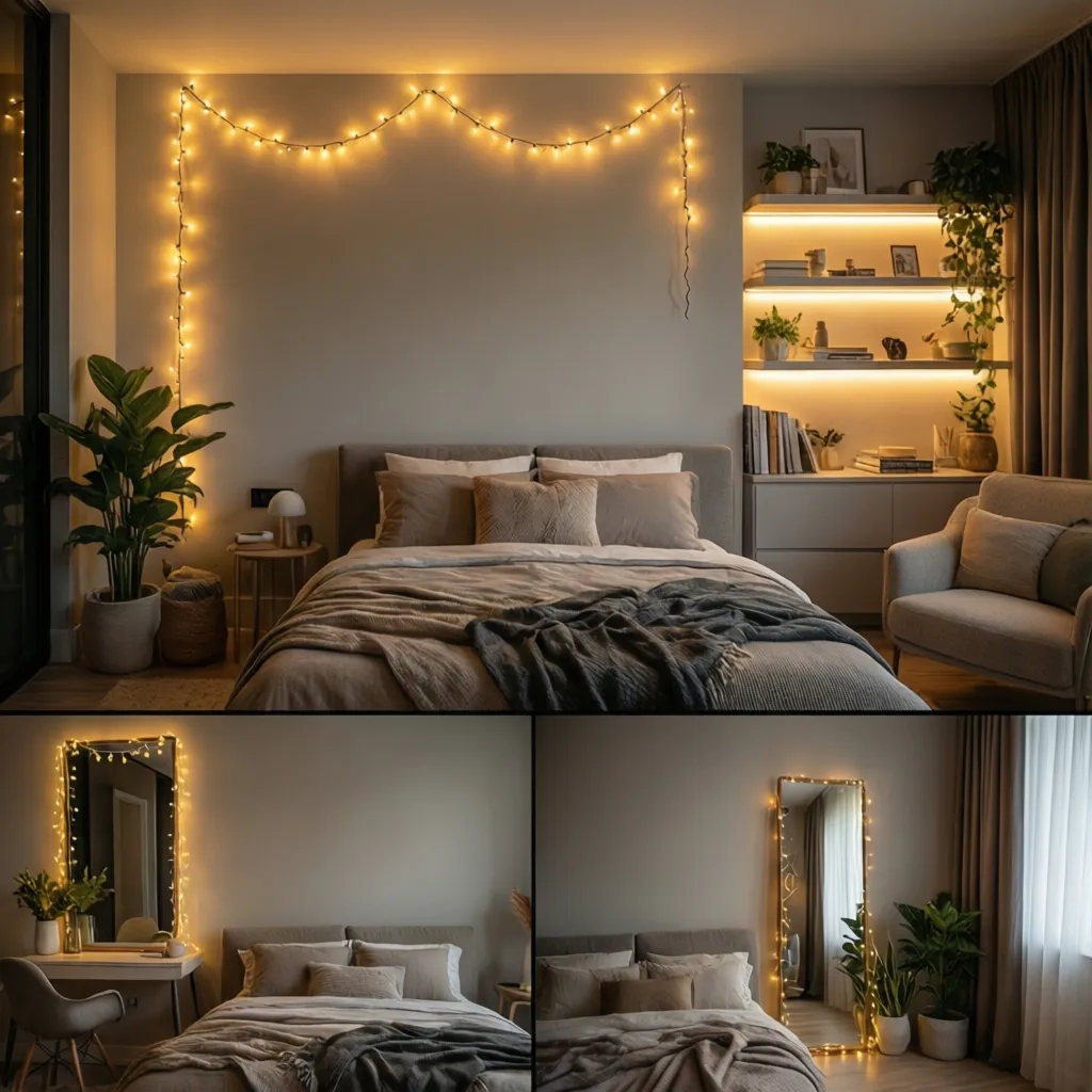 String Lights vs LED Strips vs Fairy Lights for Wall Decor