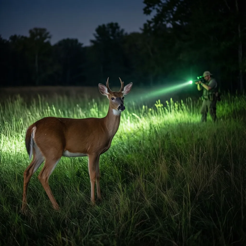 Why Deer Sometimes React to Green Hunting Lights