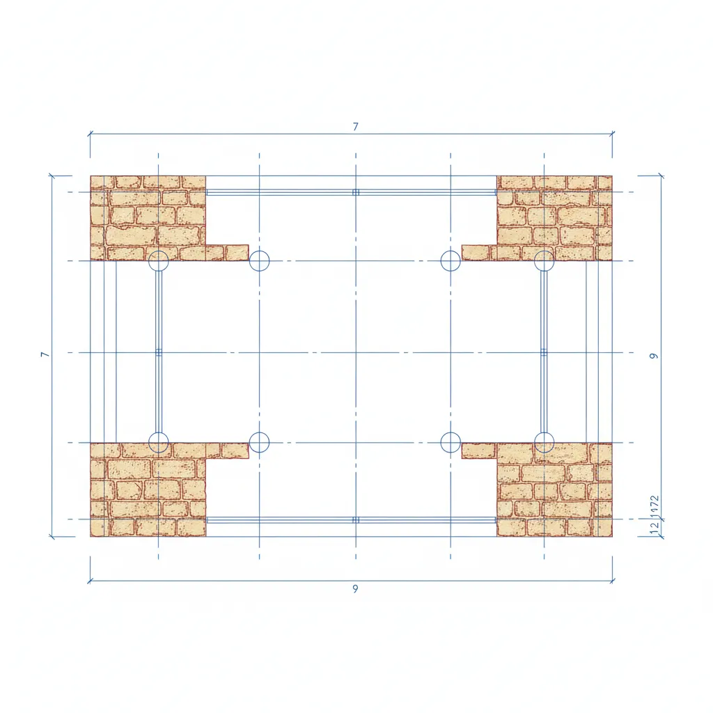 Denah Pondasi Rumah Ukuran 7x9 yang Aman dan Efisien