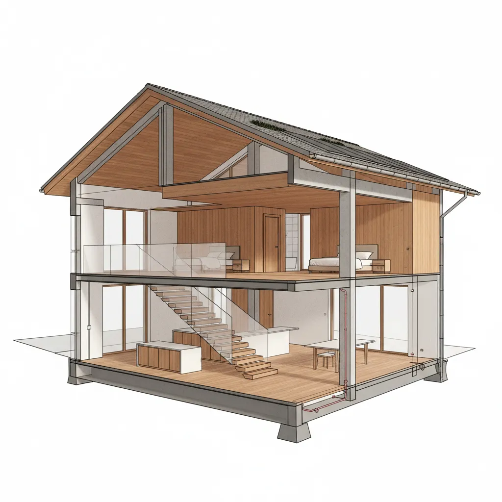 Denah Potongan Rumah 2 Lantai: Panduan Praktis