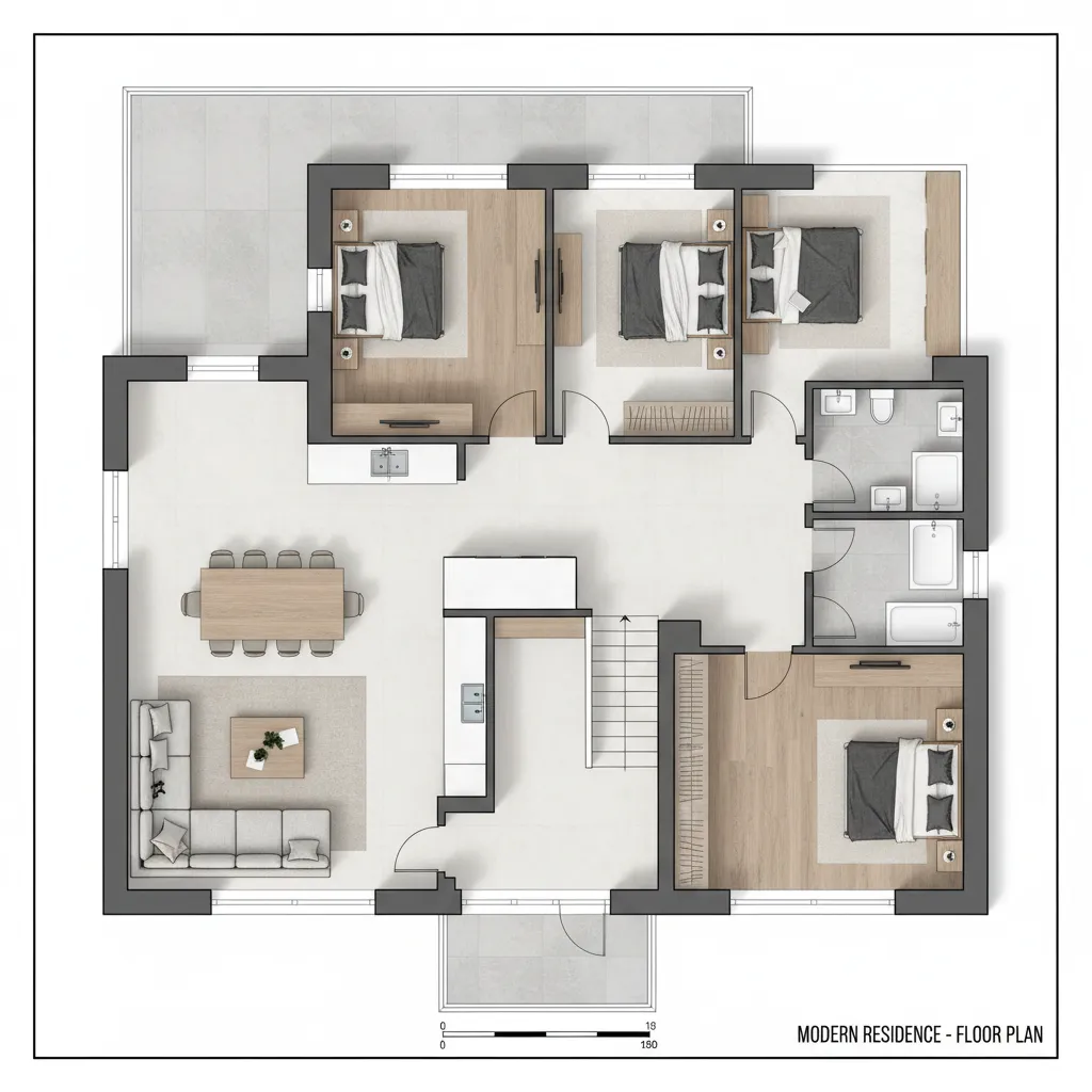 Denah Rumah 2 Lantai Lengkap: Panduan Tata Ruang Ideal