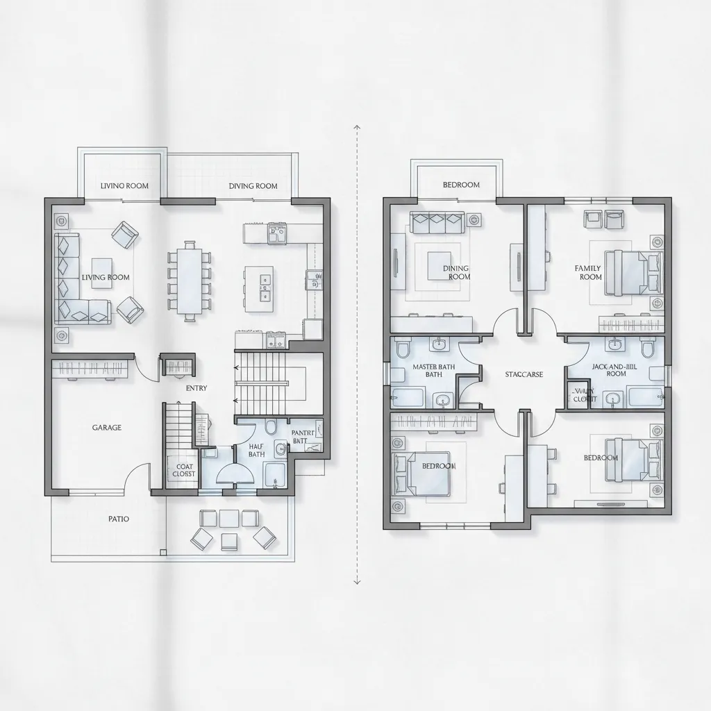 Denah Rumah 2 Lantai Lengkap PDF: Panduan Nyata