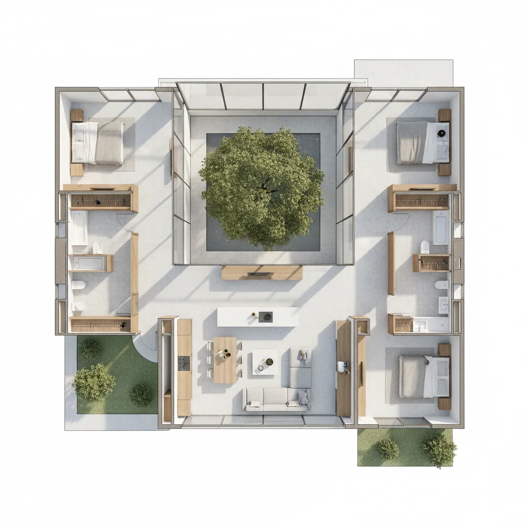 Denah Rumah 20x20: Ide Tata Ruang Luas & Fungsional