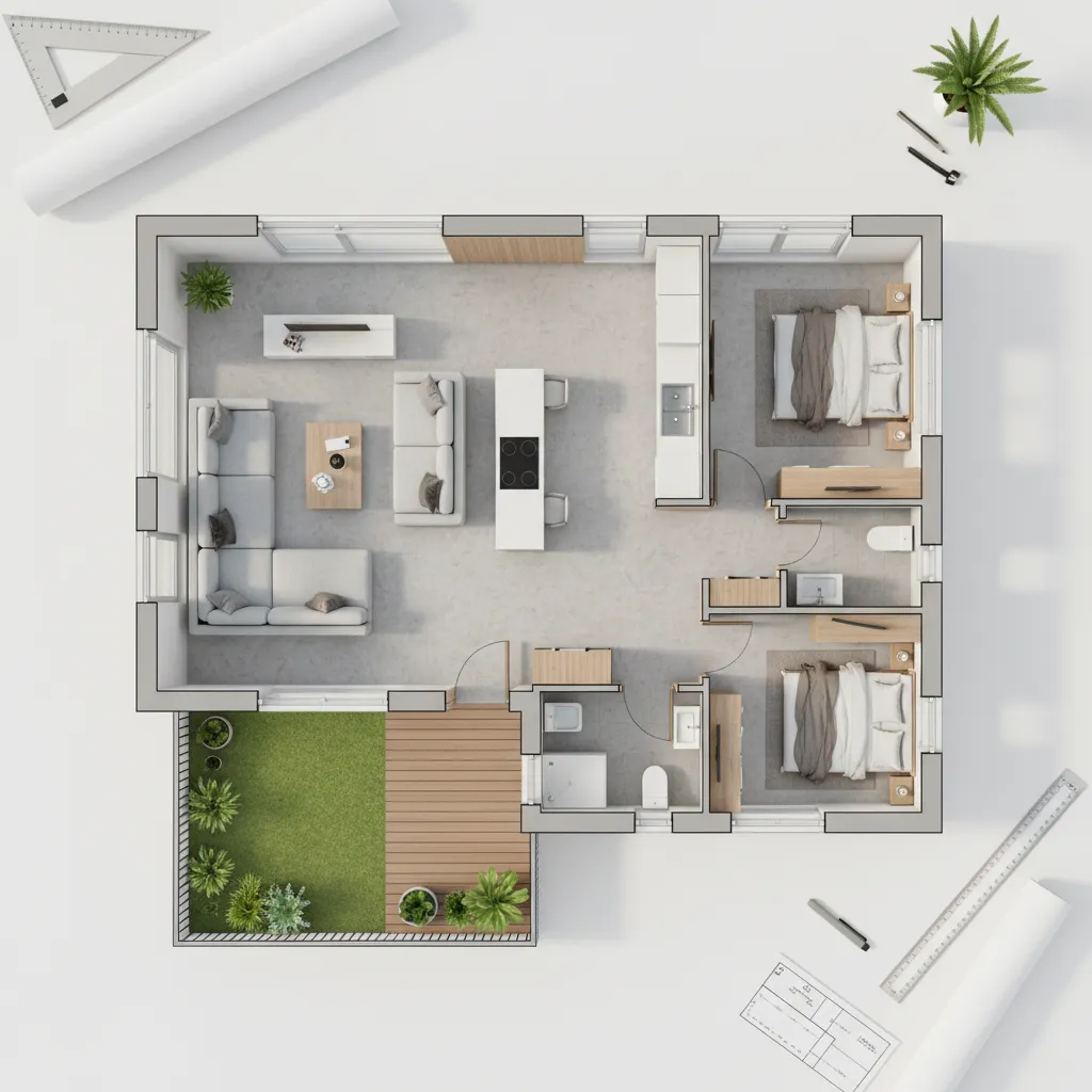 Denah Rumah 5x15: Ide Tata Ruang Nyaman