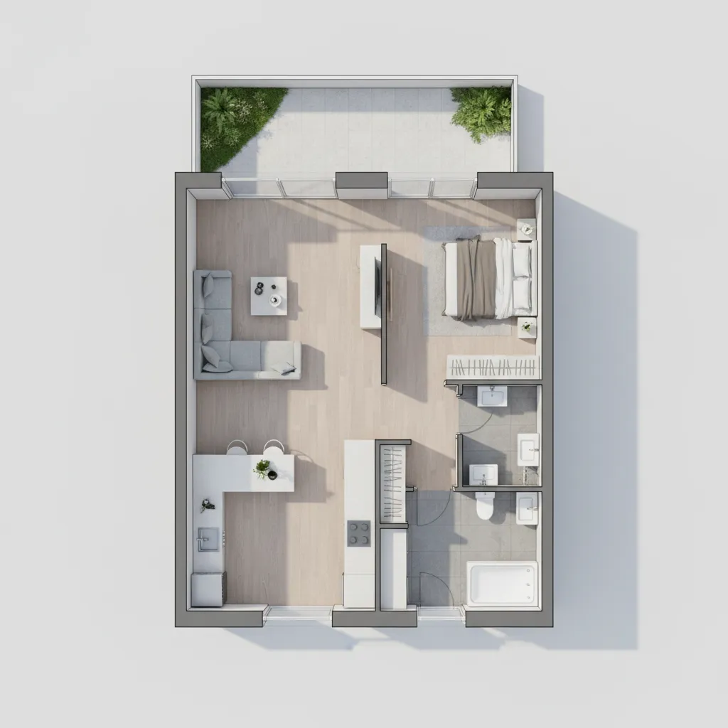 Denah Rumah 5x20m: Tata Ruang Ideal Lahan Memanjang