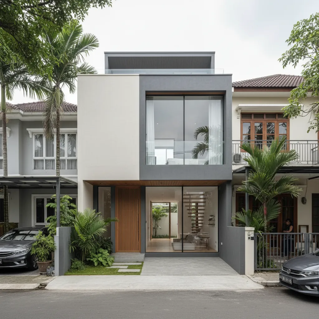 Denah Rumah 6x18 2 Lantai yang Nyaman & Fungsional