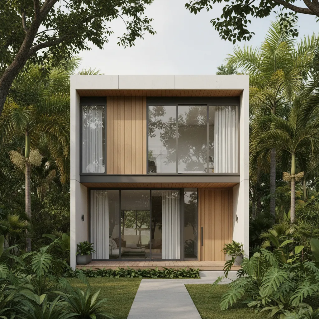 Denah Rumah Ukuran 7x7 Meter 2 Lantai yang Efisien