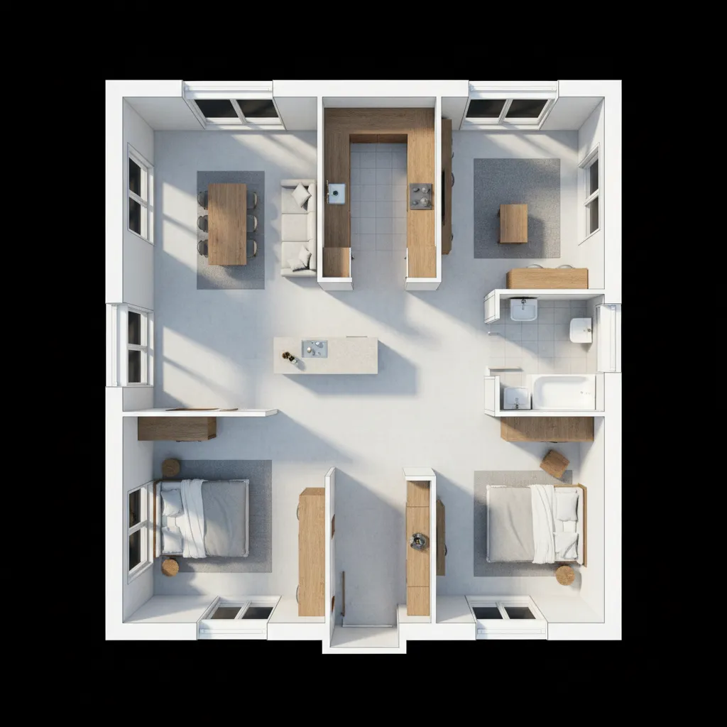 Denah Rumah 8x11: Ide Layout Nyaman & Efisien