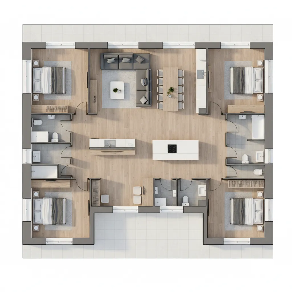 Denah Rumah 8x16: Ide Tata Ruang Nyaman & Efisien