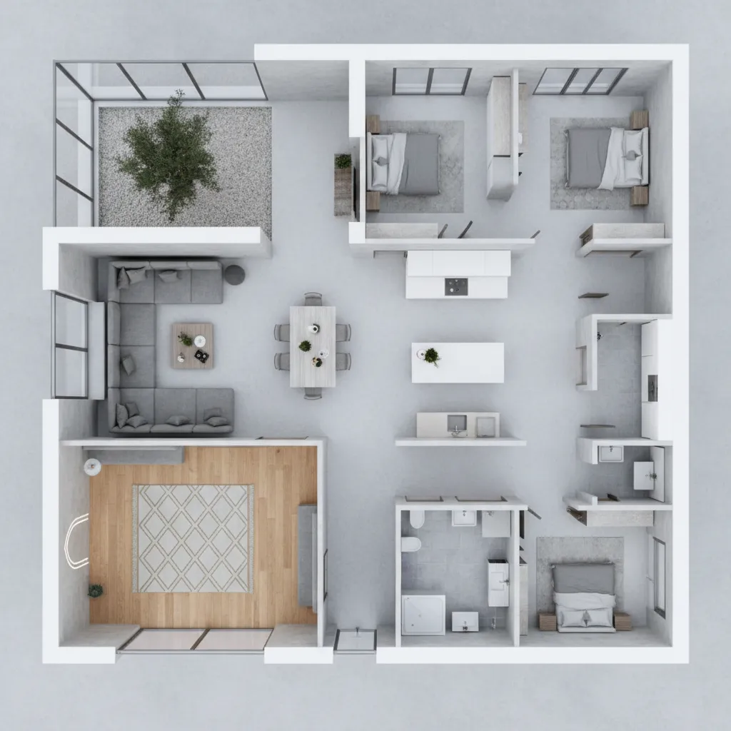 Denah Rumah yang Ada Mushola: Panduan Desain Nyaman