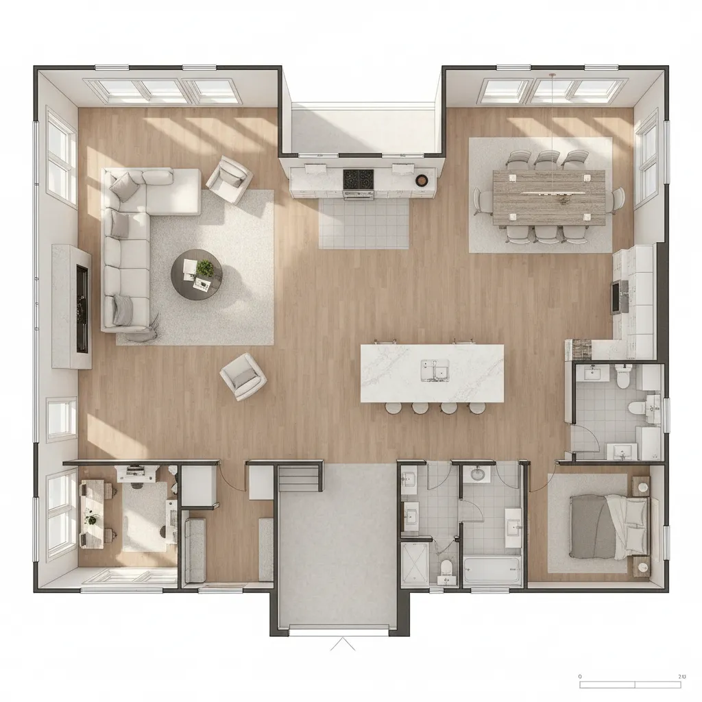 Denah Rumah American Style: Tata Ruang yang Nyaman