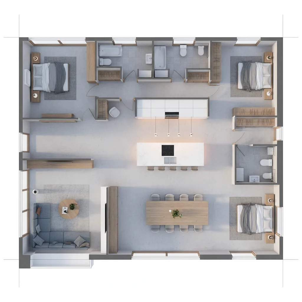 Denah Rumah Dapur: Panduan Tata Letak yang Efisien