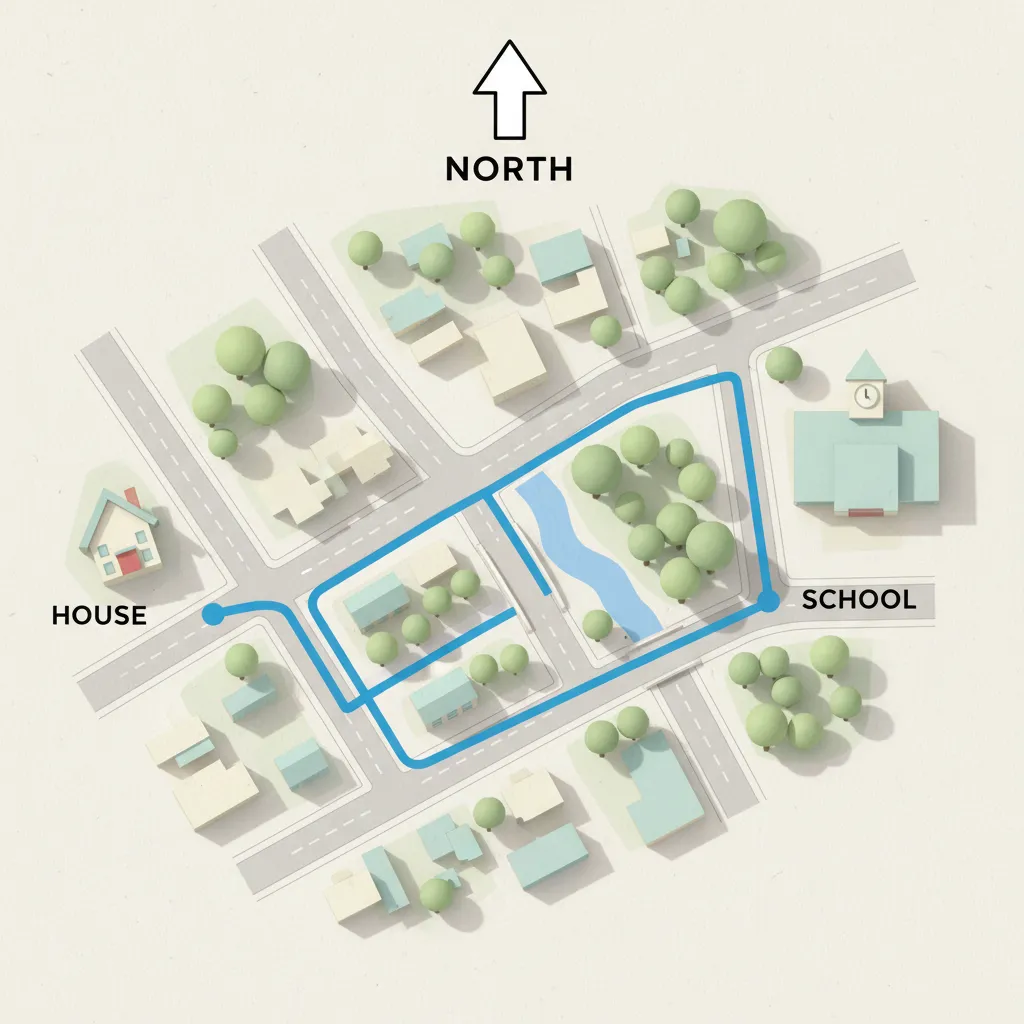 Cara Membuat Denah Lokasi Rumah ke Sekolah
