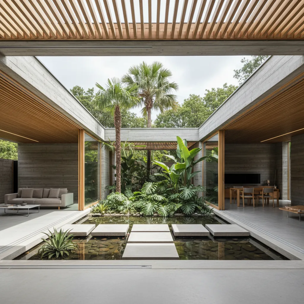 Denah Rumah Kebun Minimalis yang Fungsional