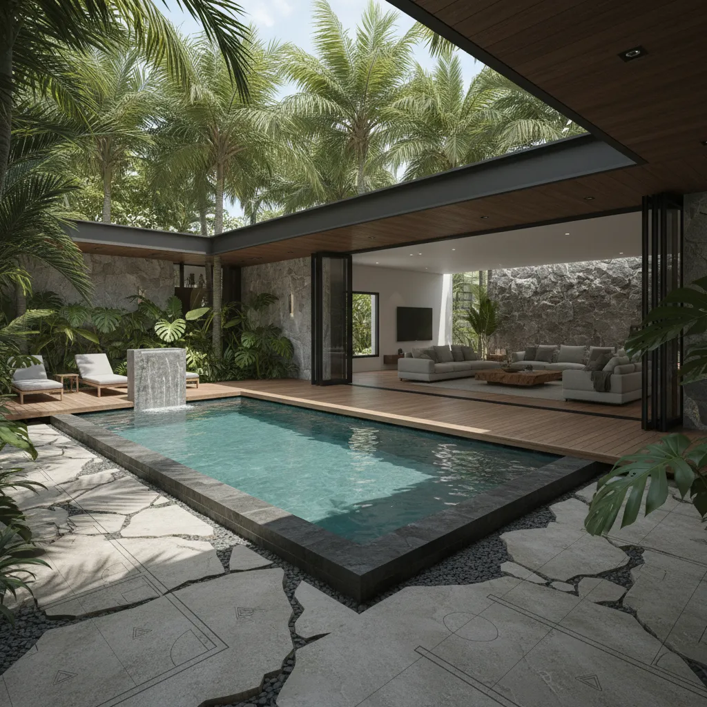 Denah Rumah Ada Kolam Renangnya: Panduan Desain Nyata