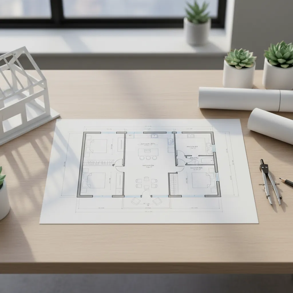 Denah rumah minimalis sederhana