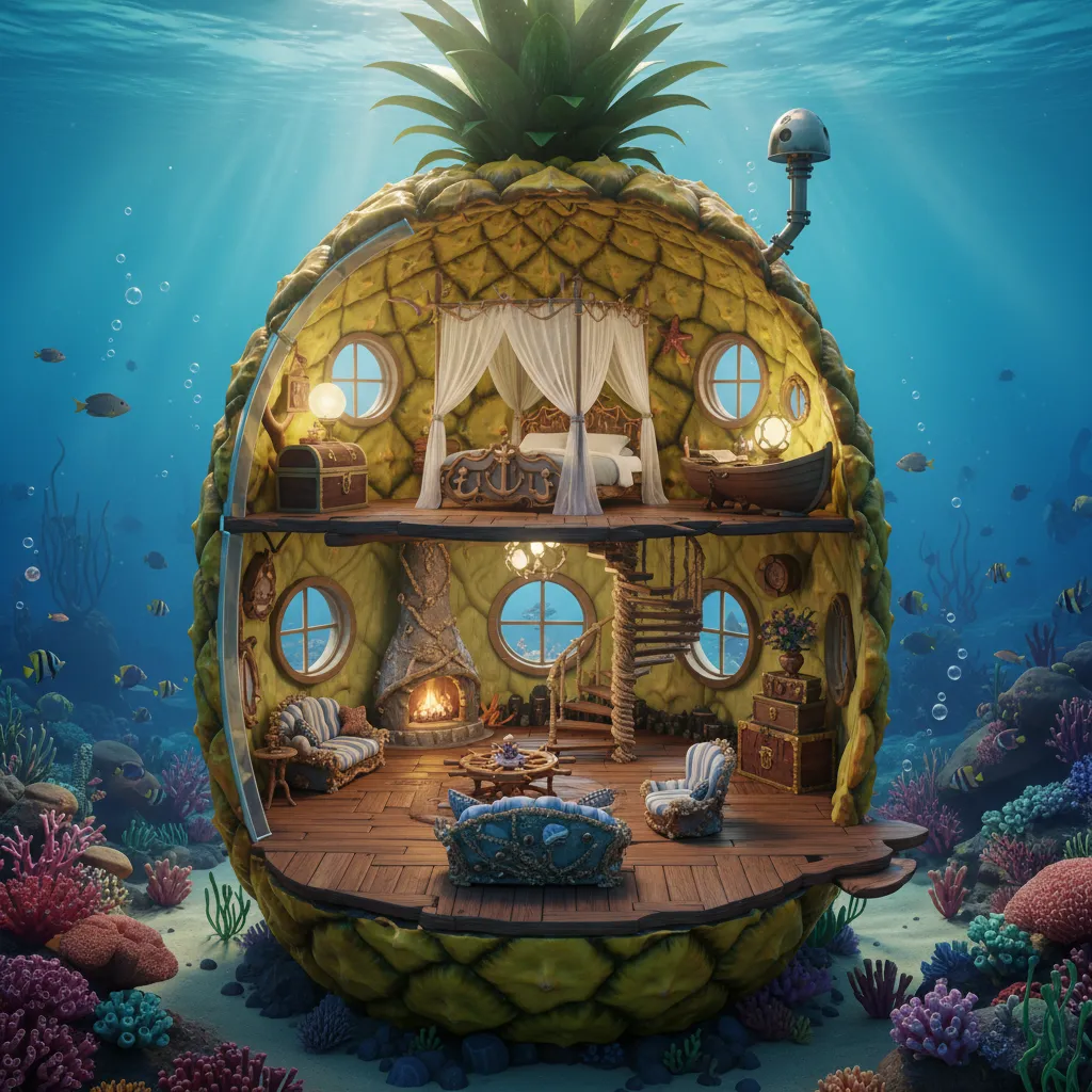 Denah Rumah Spongebob: Inspirasi Desain Unik
