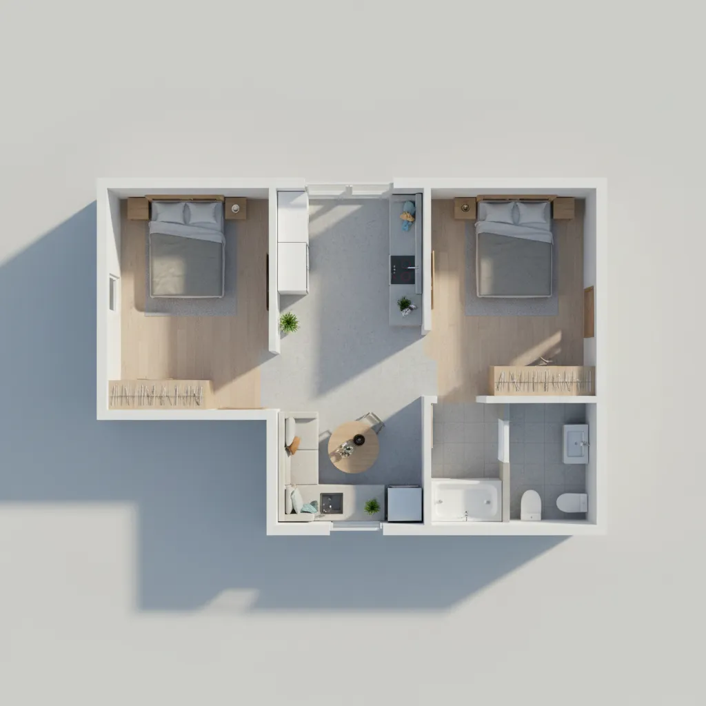 Denah Rumah Subsidi Type 36 yang Nyaman & Efisien