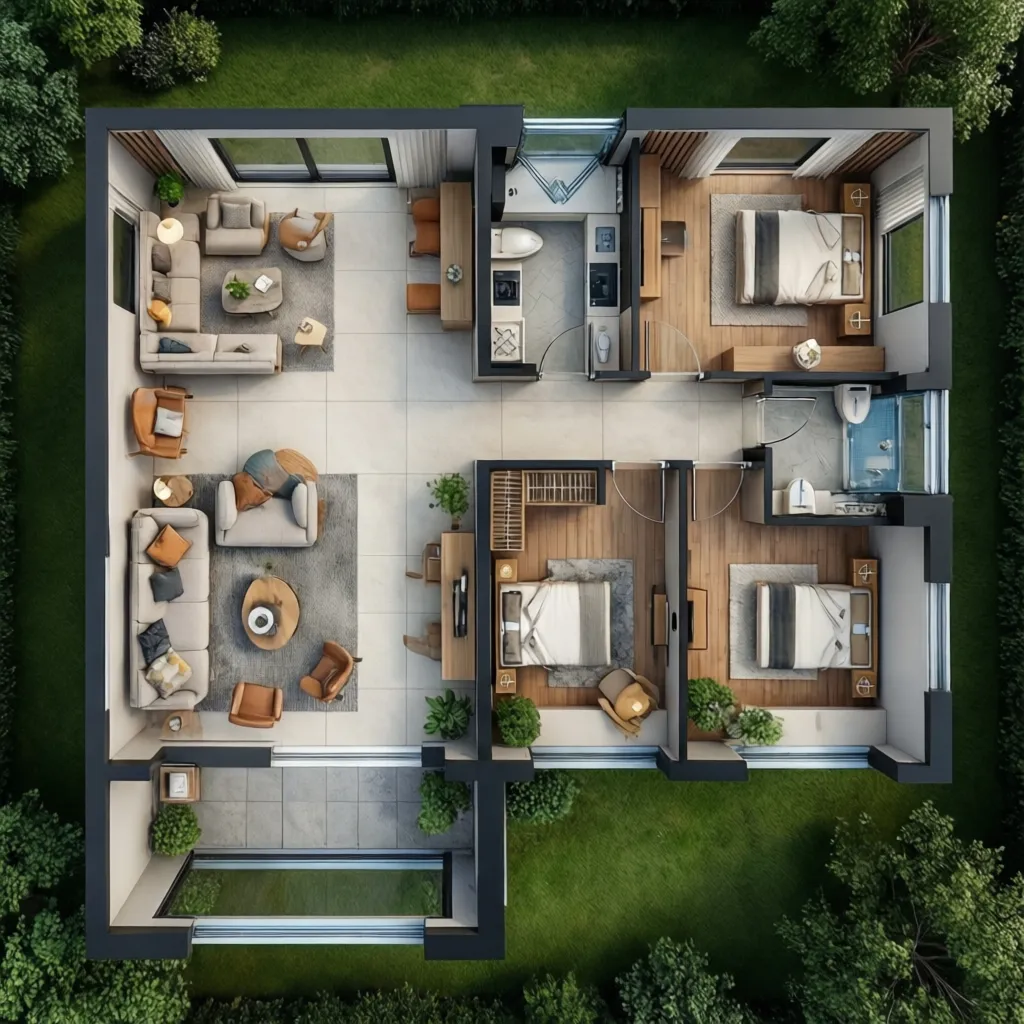 Denah Rumah Type 120 1 Lantai: Tata Ruang Ideal